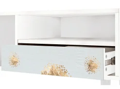 Online Mueble de TV - 115х59х48 cm - T3 - Sky Latte, Branco Bege