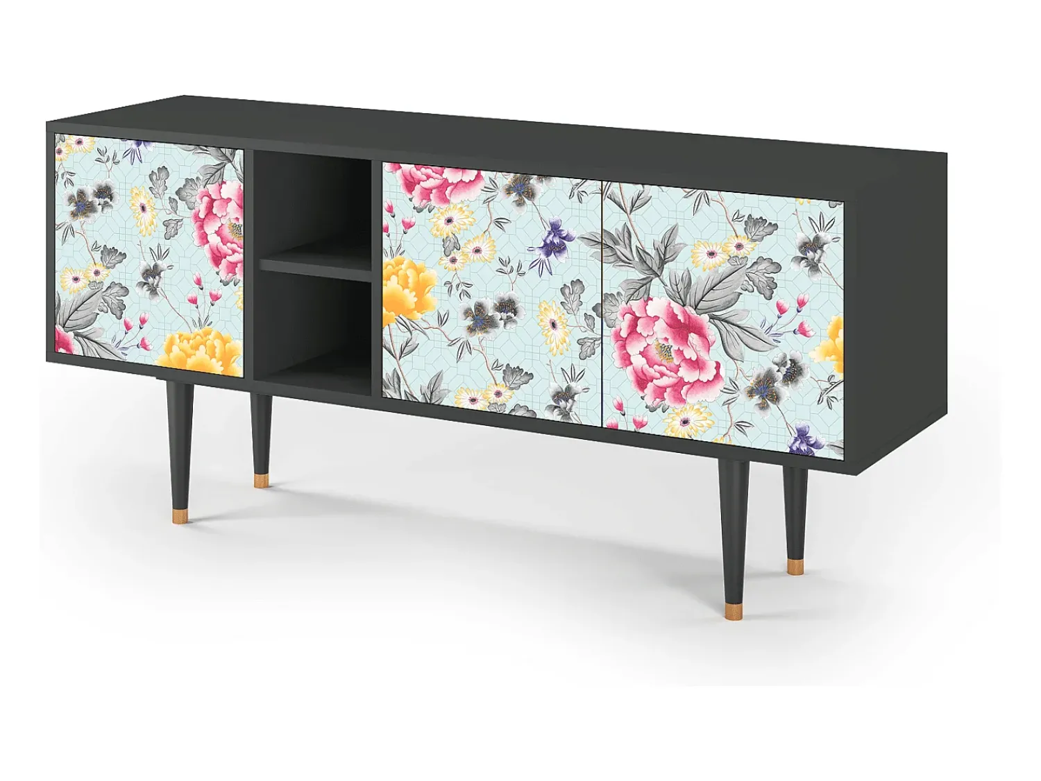 Mueble de TV - 150х69х41 cm - T5 - Sky Garden, Antracite^ Móvel De Tv