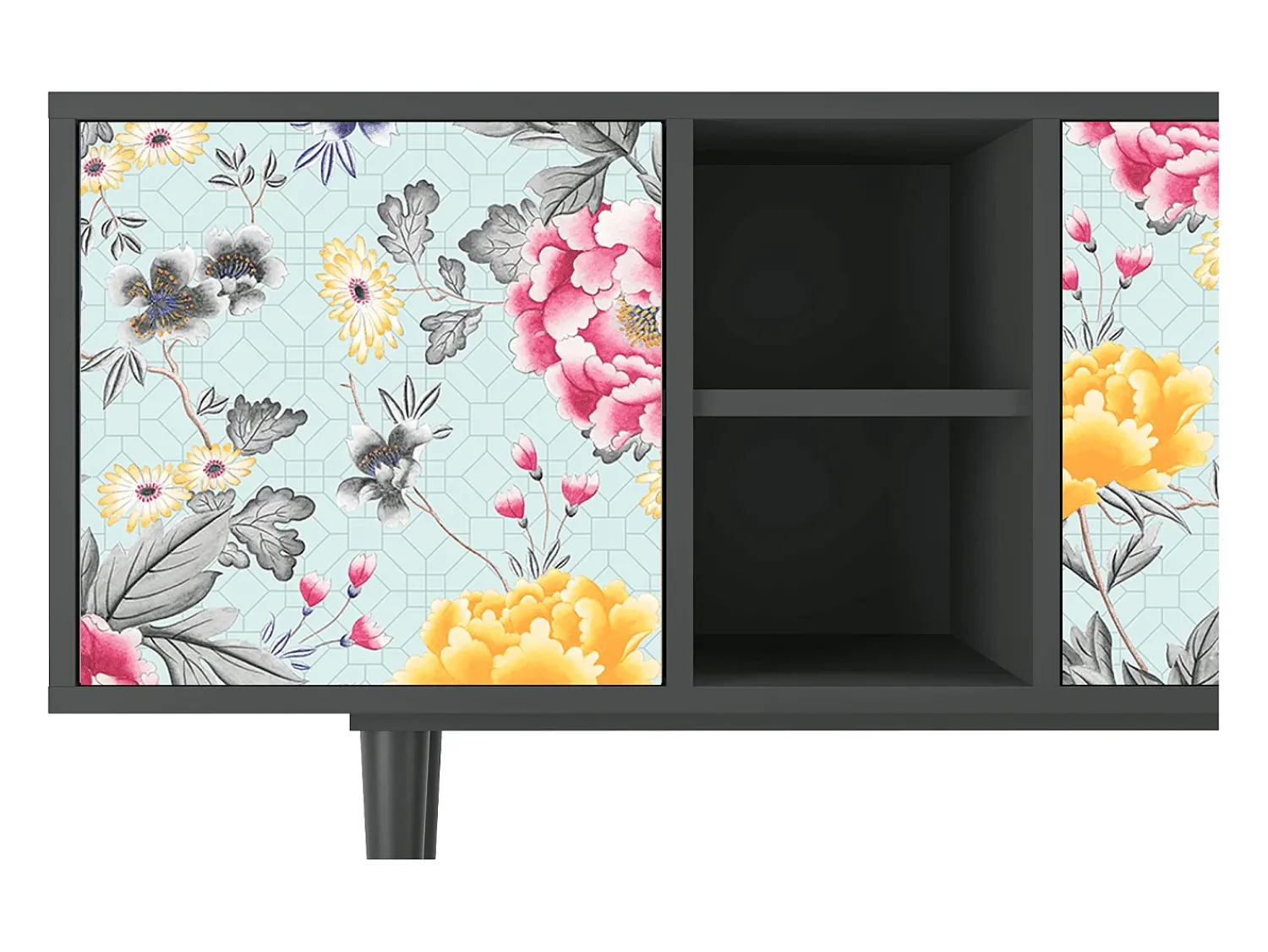 Mueble de TV - 150х69х41 cm - T5 - Sky Garden, Antracite^ Móvel De Tv
