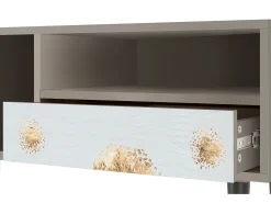 Móvel De Tv| Mueble de TV - 115х59х48 cm - T3 - Sky Latte, Areia Bege