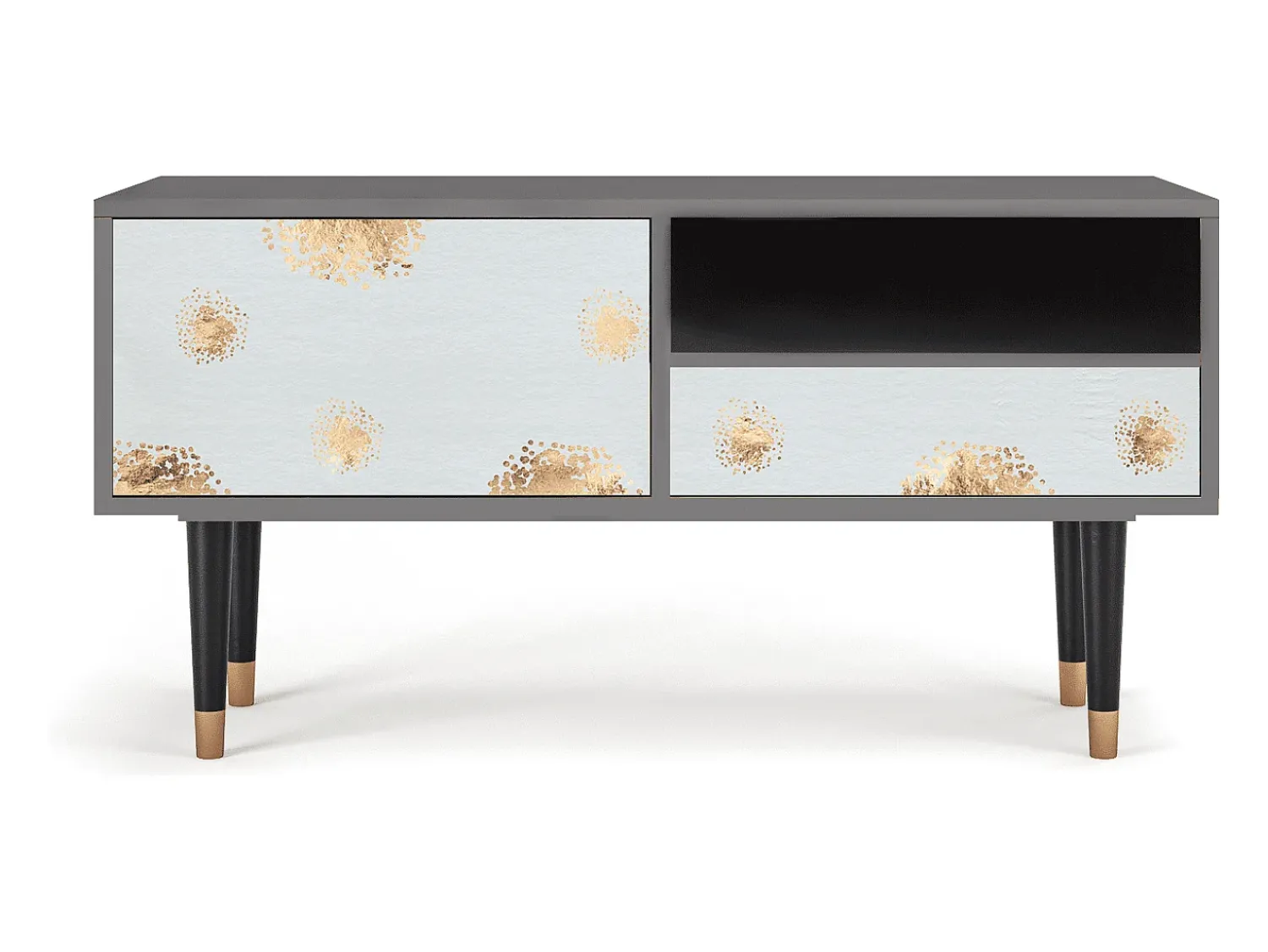 Móvel De Tv| Mueble de TV - 115х59х48 cm - T3 - Sky Latte, Areia Bege