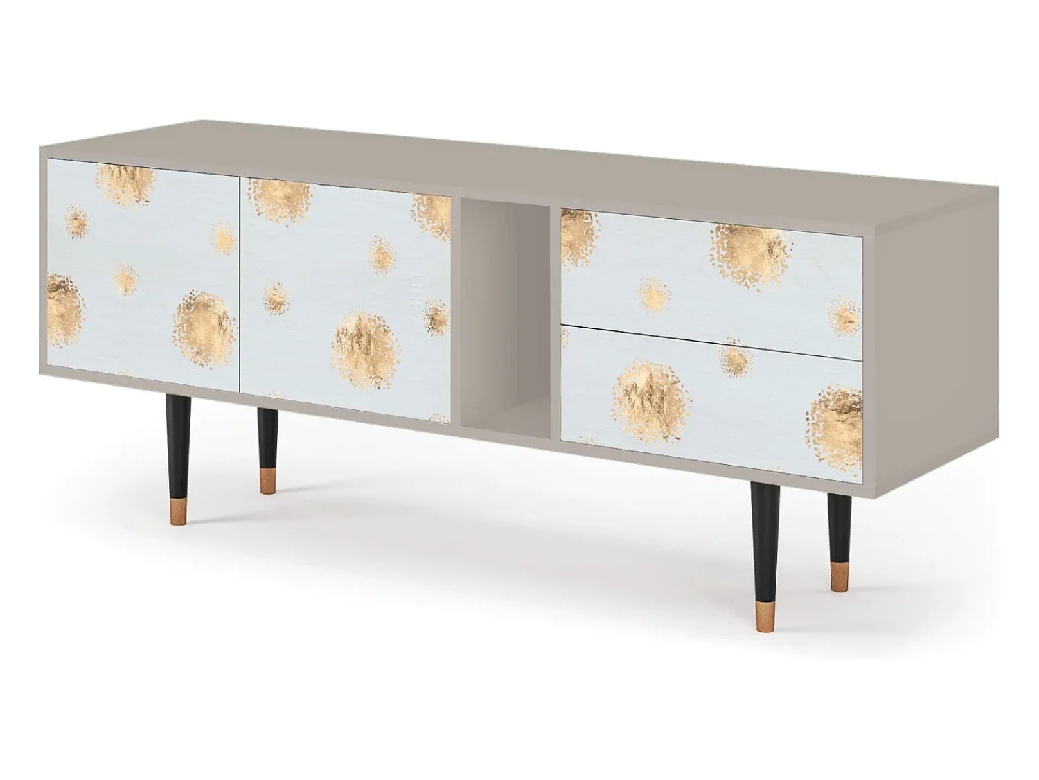 Móvel De Tv* Mueble de TV - 170х69х48 cm - T1 - Sky Latte, Areia Bege