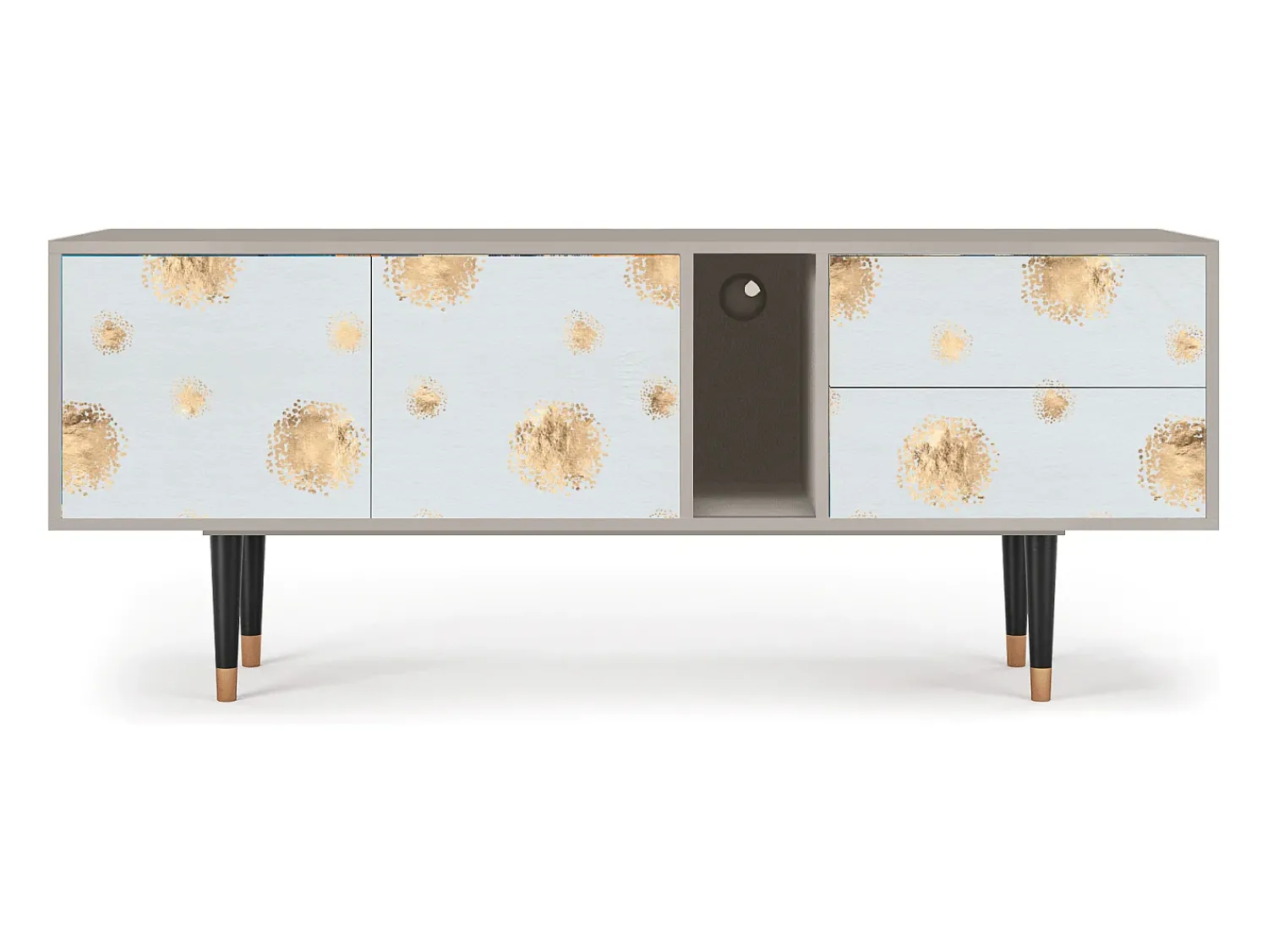Móvel De Tv* Mueble de TV - 170х69х48 cm - T1 - Sky Latte, Areia Bege