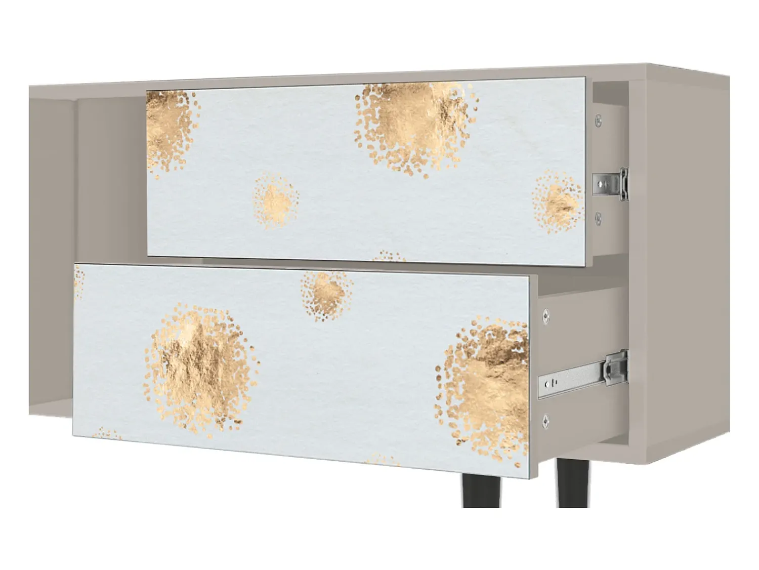 Móvel De Tv* Mueble de TV - 170х69х48 cm - T1 - Sky Latte, Areia Bege