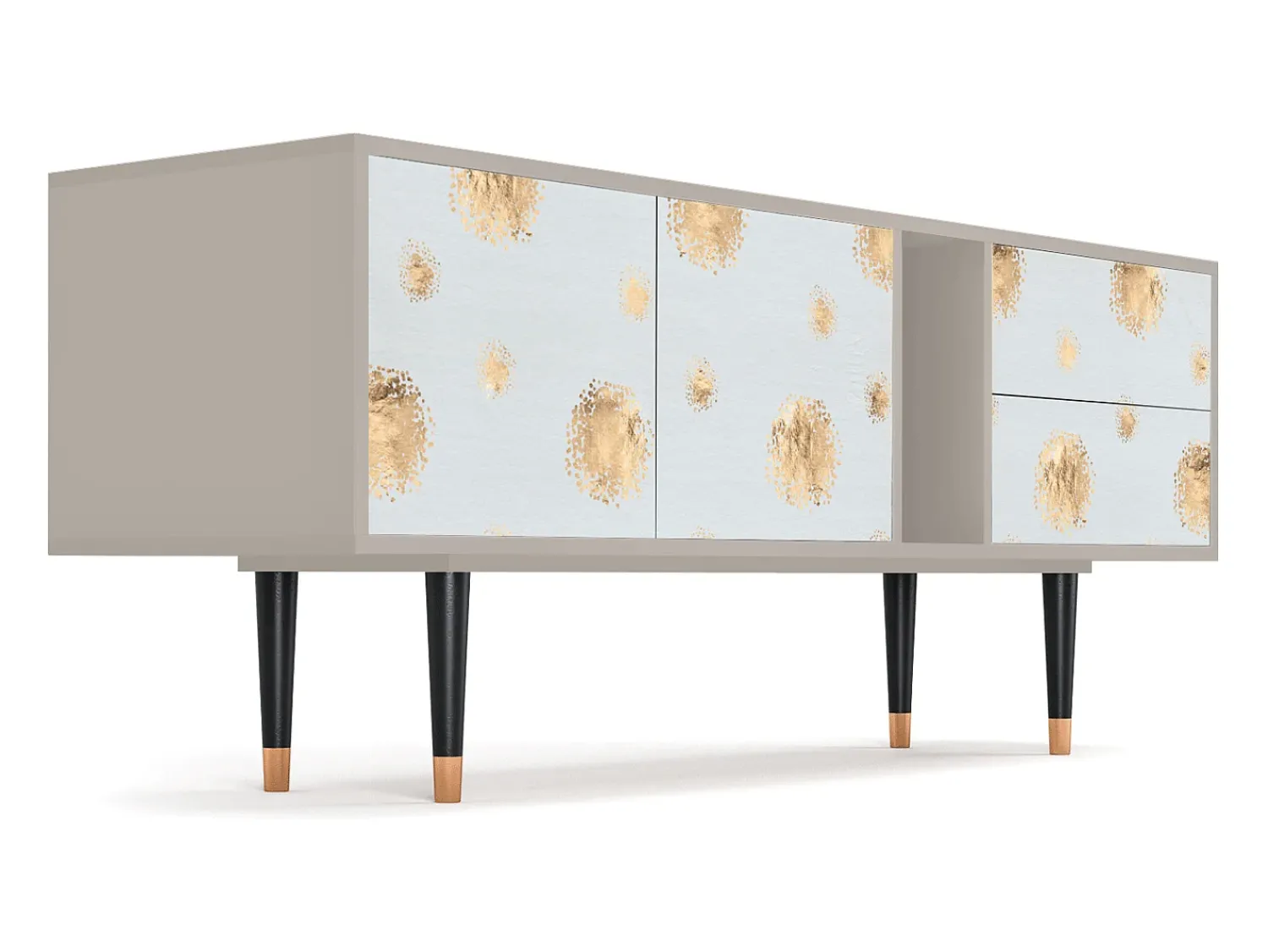 Móvel De Tv* Mueble de TV - 170х69х48 cm - T1 - Sky Latte, Areia Bege