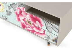 Móvel De Tv* Mueble de TV - 125х56х41 cm - T7 - Sky Garden, Areia Bege