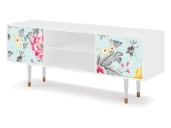 Móvel De Tv* Mueble de TV - 170х69х48 cm - T2 - Sky Garden, Branco Bege