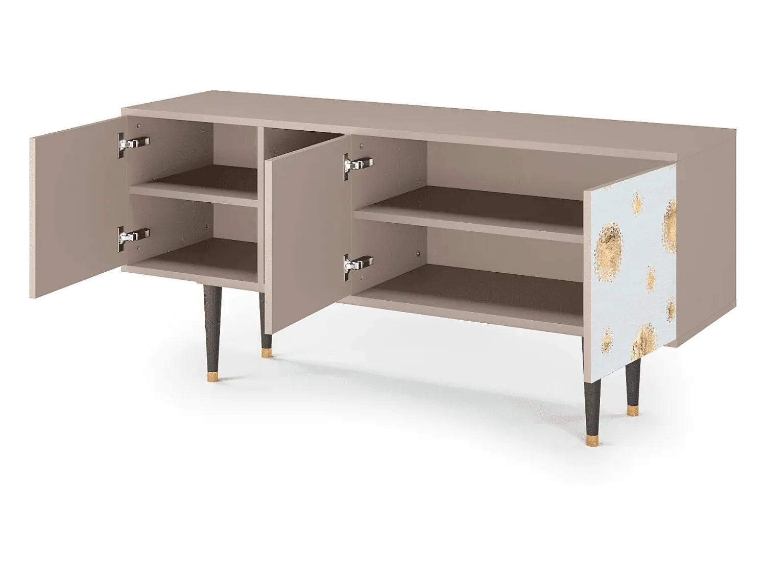 Móvel De Tv* Mueble de TV - 150х69х41 cm - T5 - Sky Latte, Latte Bege