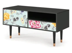 Móvel De Tv* Mueble de TV - 115х59х48 cm - T3 - Sky Garden, Antracite Cinza antracite