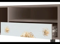Móvel De Tv| Mueble de TV - 115х59х48 cm - T3 - Sky Latte, Latte Bege