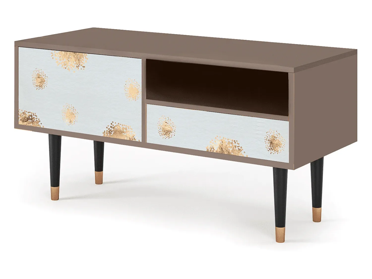 Móvel De Tv| Mueble de TV - 115х59х48 cm - T3 - Sky Latte, Latte Bege