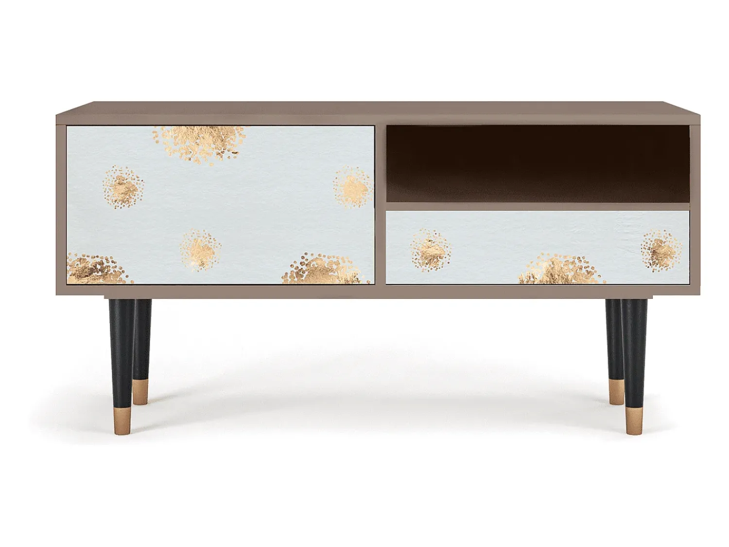 Móvel De Tv| Mueble de TV - 115х59х48 cm - T3 - Sky Latte, Latte Bege