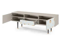 Mueble de TV - 170х59х41 cm - T6 - Sky Latte, Areia^ Móvel De Tv