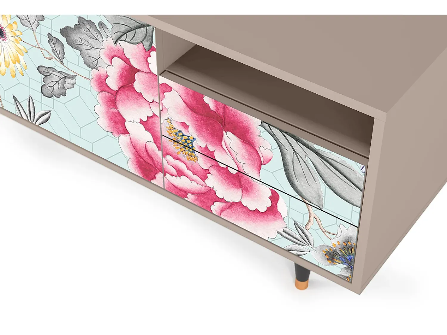Mueble de TV - 125х56х41 cm - T7 - Sky Garden, Latte^ Móvel De Tv