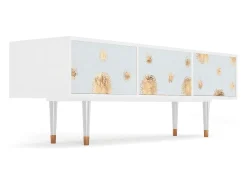 Móvel De Tv| Mueble de TV - 170х59х48 cm - T4 - Sky Latte, Branco Bege