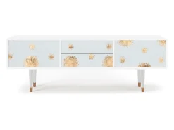 Móvel De Tv| Mueble de TV - 170х59х48 cm - T4 - Sky Latte, Branco Bege