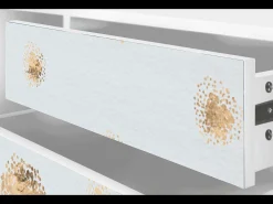 Móvel De Tv| Mueble de TV - 170х59х48 cm - T4 - Sky Latte, Branco Bege