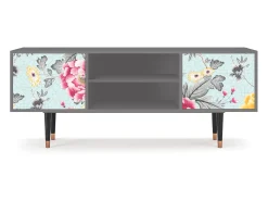 New Mueble de TV - 170х69х48 cm - T2 - Sky Garden, Cinza Cinzento
