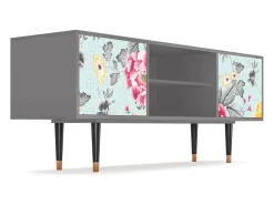New Mueble de TV - 170х69х48 cm - T2 - Sky Garden, Cinza Cinzento
