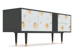 Best Mueble de TV - 170х69х48 cm - T1 - Sky Latte, Antracite Cinza antracite