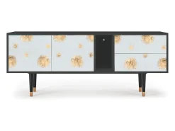 Best Mueble de TV - 170х69х48 cm - T1 - Sky Latte, Antracite Cinza antracite