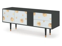 Best Mueble de TV - 170х69х48 cm - T1 - Sky Latte, Antracite Cinza antracite