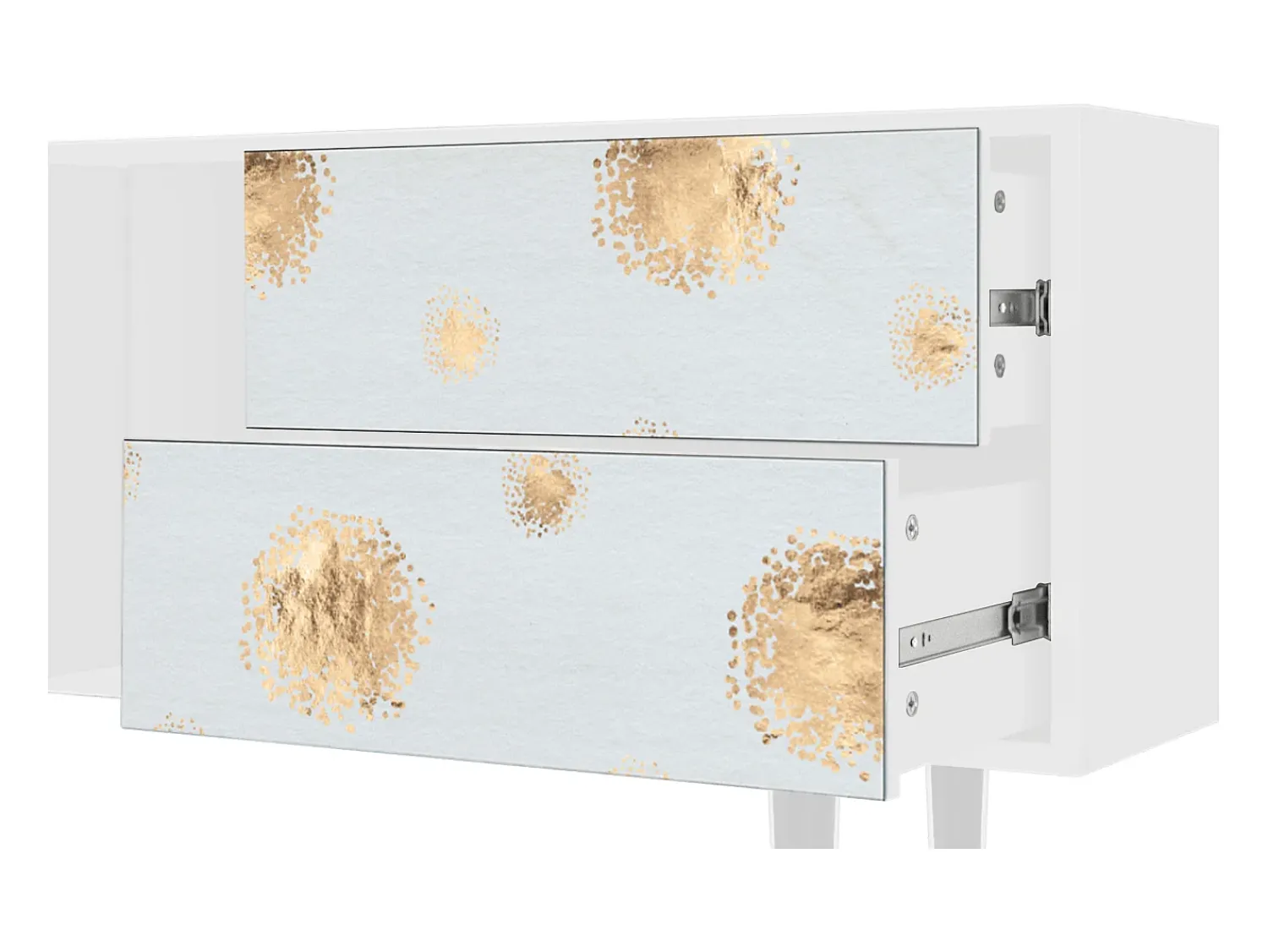 Mueble de TV - 170х69х48 cm - T1 - Sky Latte, Branco^ Móvel De Tv