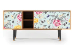 Discount Mueble de TV - 150х69х41 cm - T5 - Sky Garden, Nogueira Castanho