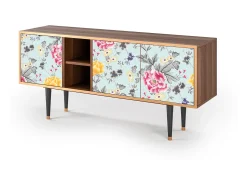 Discount Mueble de TV - 150х69х41 cm - T5 - Sky Garden, Nogueira Castanho
