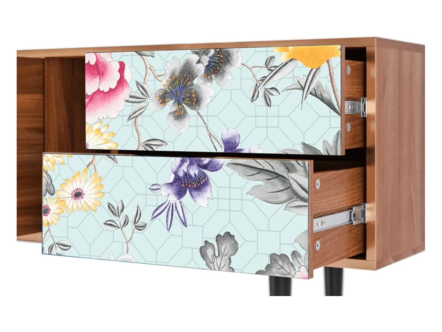 Mueble de TV - 170х69х48 cm - T1 - Sky Garden, Nogueira^ Móvel De Tv