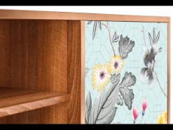 Hot Mueble de TV - 170х69х48 cm - T2 - Sky Garden, Nogueira Castanho