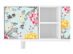 Mueble de TV - 150х69х41 cm - T5 - Sky Garden, Branco Bege