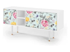 Mueble de TV - 150х69х41 cm - T5 - Sky Garden, Branco Bege