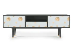 Clearance Mueble de TV - 170х59х41 cm - T6 - Sky Latte, Antracite Cinza antracite