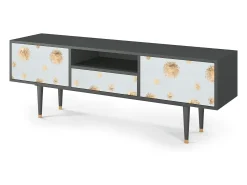 Clearance Mueble de TV - 170х59х41 cm - T6 - Sky Latte, Antracite Cinza antracite