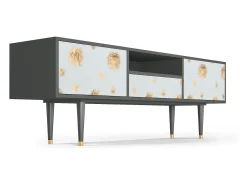 Clearance Mueble de TV - 170х59х41 cm - T6 - Sky Latte, Antracite Cinza antracite