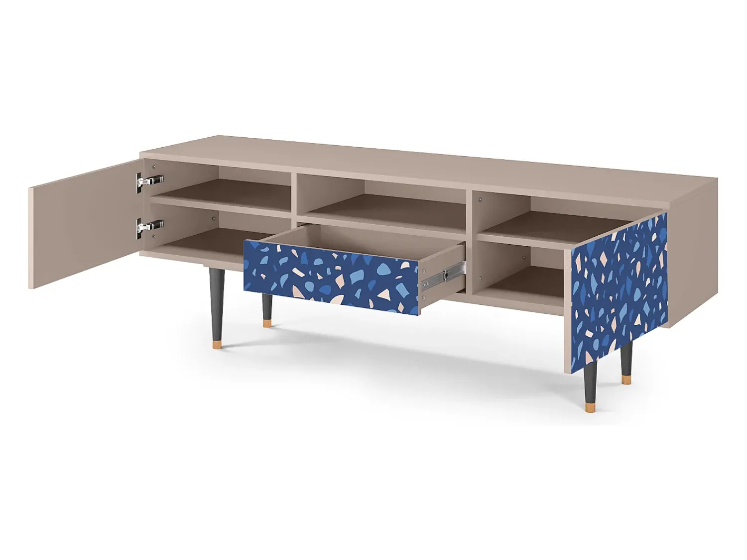 Online Mueble de TV - 170х59х41 cm - T6 - Soap Whirpool, Latte Bege