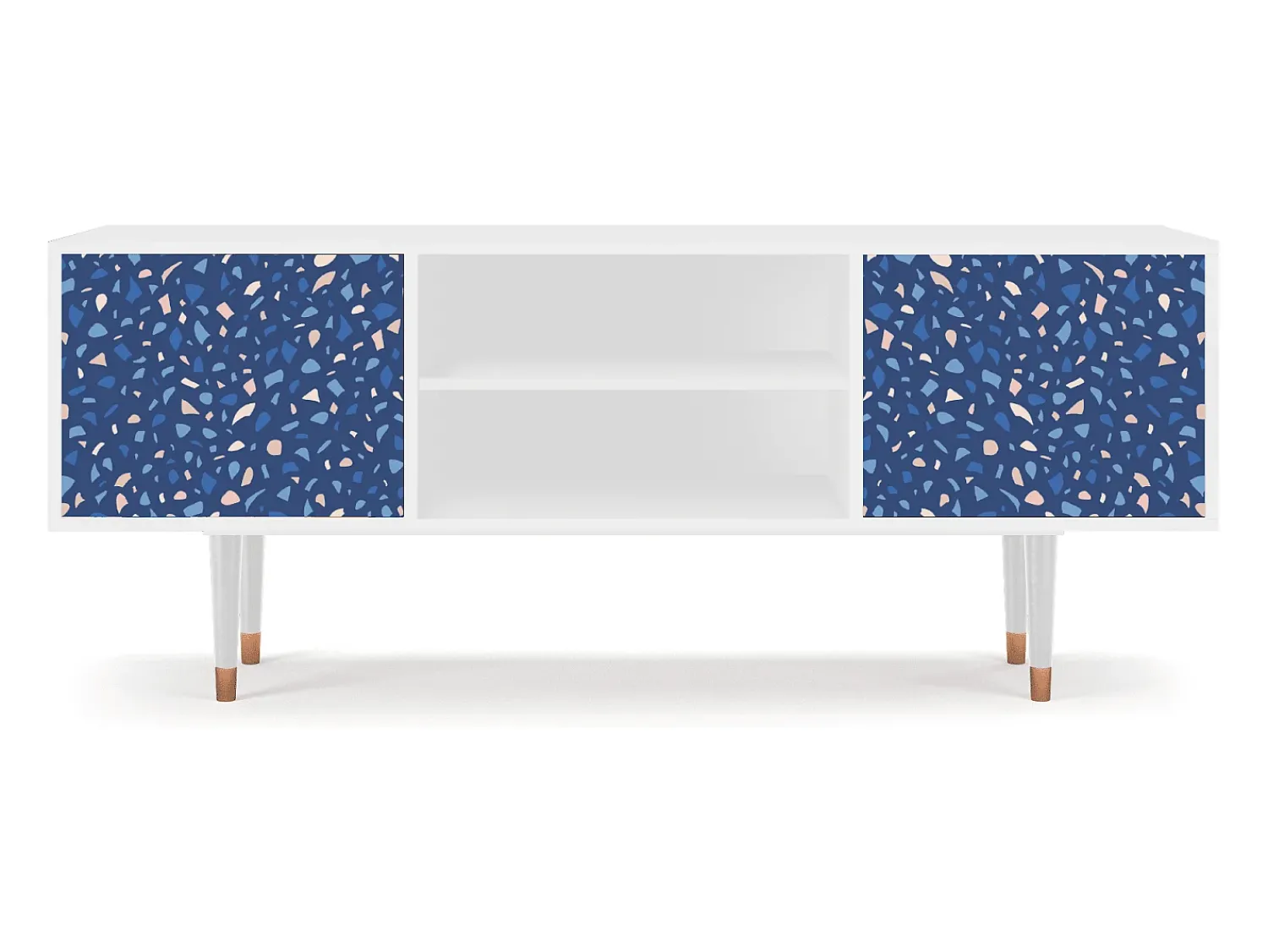 Discount Mueble de TV - 170х69х48 cm - T2 - Soap Whirpool, Branco Bege