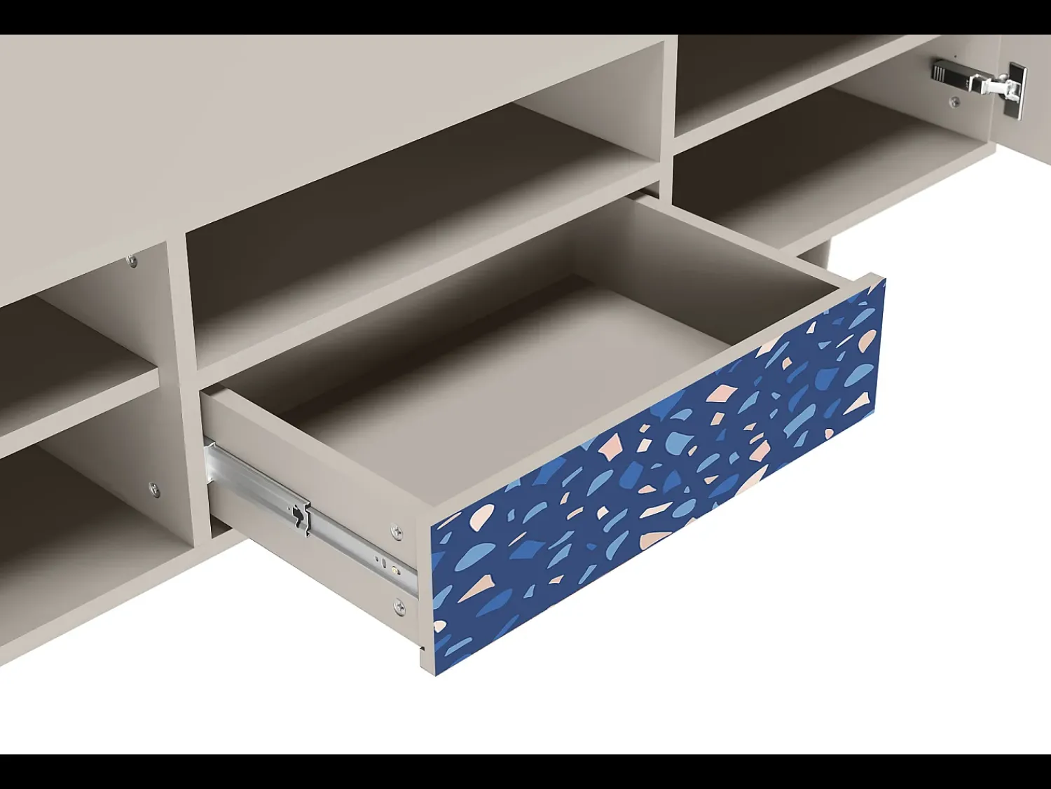 Mueble de TV - 170х59х41 cm - T6 - Soap Whirpool, Areia^ Móvel De Tv