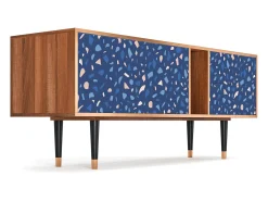 Móvel De Tv| Mueble de TV - 170х69х48 cm - T1 - Soap Whirpool, Nogueira Castanho