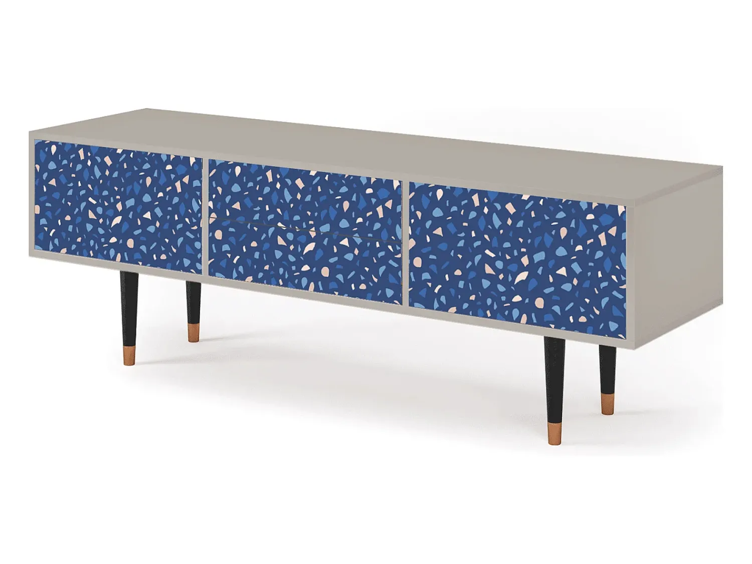 Móvel De Tv* Mueble de TV - 170х59х48 cm - T4 - Soap Whirpool, Areia Bege