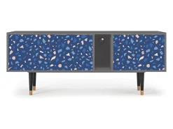Móvel De Tv* Mueble de TV - 170х69х48 cm - T1 - Soap Whirpool, Cinza Cinzento