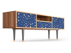 Móvel De Tv| Mueble de TV - 170х59х41 cm - T6 - Soap Whirpool, Nogueira Castanho
