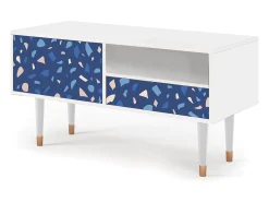 Móvel De Tv* Mueble de TV - 115х59х48 cm - T3 - Soap Whirpool, Branco Bege