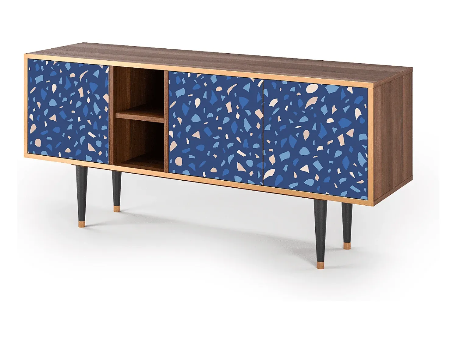 Mueble de TV - 150х69х41 cm - T5 - Soap Whirpool, Nogueira^ Móvel De Tv