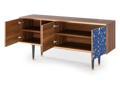 Mueble de TV - 150х69х41 cm - T5 - Soap Whirpool, Nogueira^ Móvel De Tv
