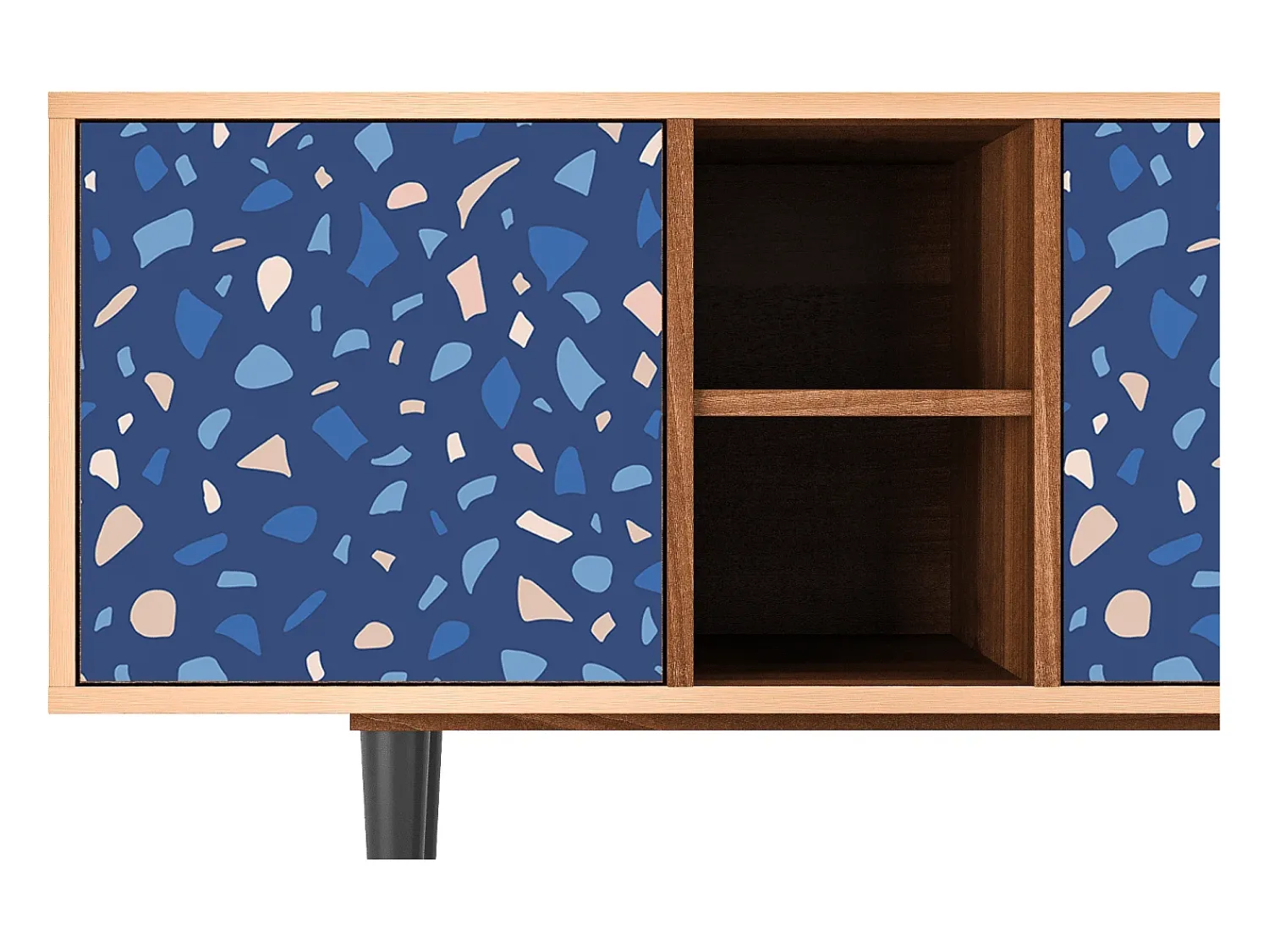 Mueble de TV - 150х69х41 cm - T5 - Soap Whirpool, Nogueira^ Móvel De Tv