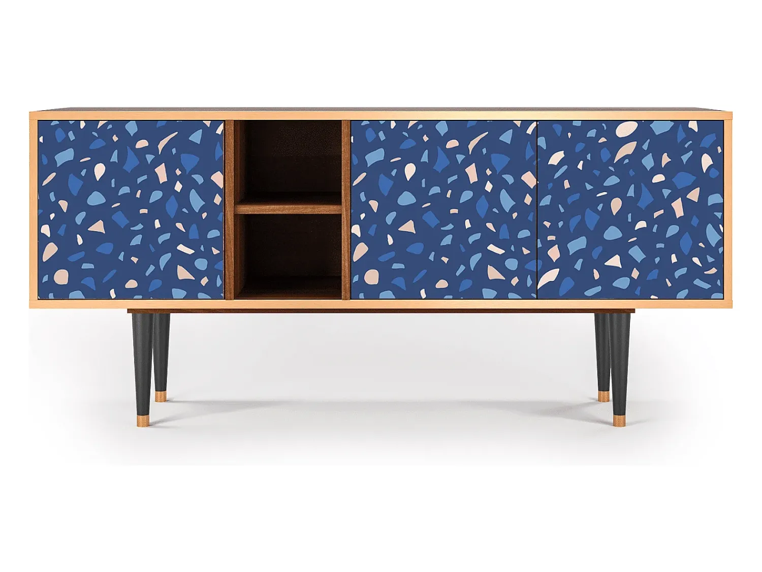 Mueble de TV - 150х69х41 cm - T5 - Soap Whirpool, Nogueira^ Móvel De Tv