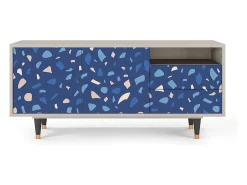 Móvel De Tv* Mueble de TV - 125х56х41 cm - T7 - Soap Whirpool, Areia Bege