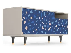 Móvel De Tv* Mueble de TV - 125х56х41 cm - T7 - Soap Whirpool, Areia Bege